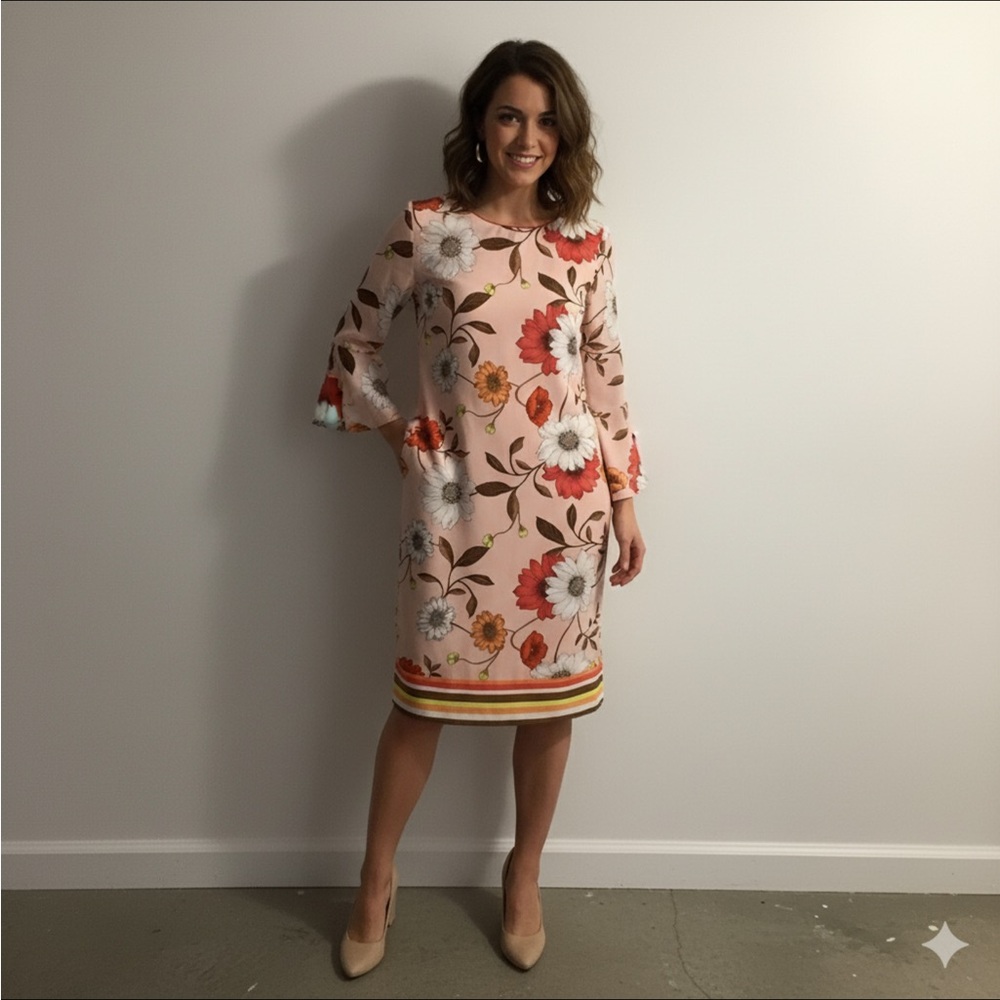 Floral Long Sleeve Dress